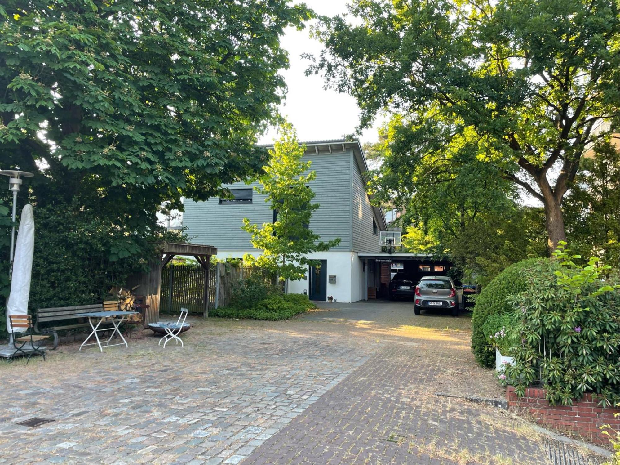 Modernes Holzhaus Im Skandinavischen Stil Mit Sauna, Garten Und 2 Katzen นอร์เดอร์ชเตดท์ ภายนอก รูปภาพ